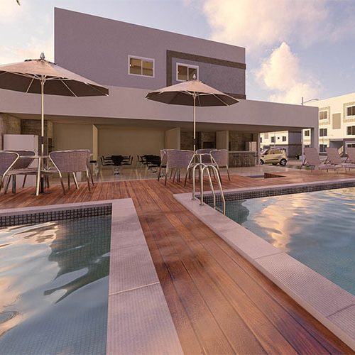 Piscina da área de Lazer - VIlla Campos_